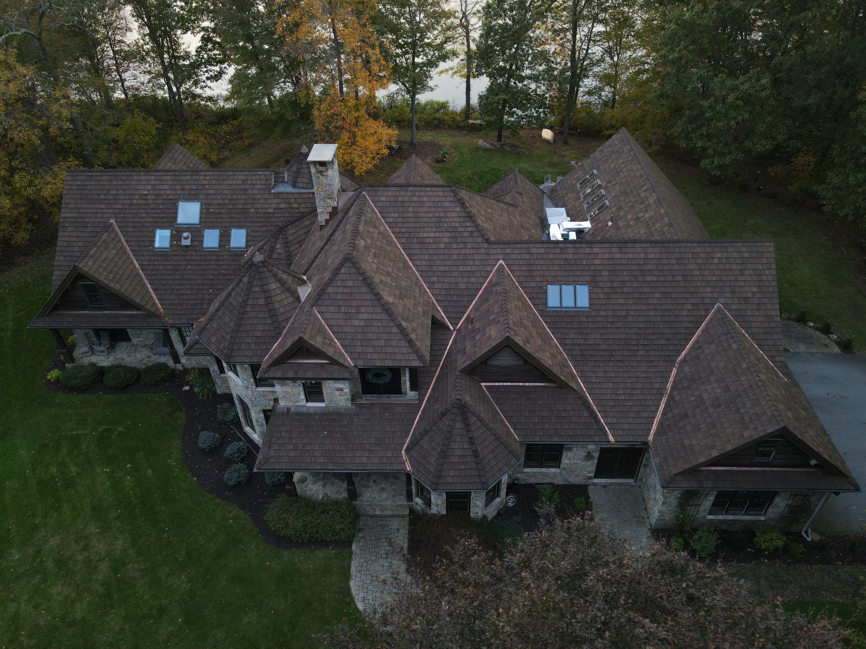 Private Residence - Composite Cedar Shake Roof Replacement  by Rinaldi Brothers