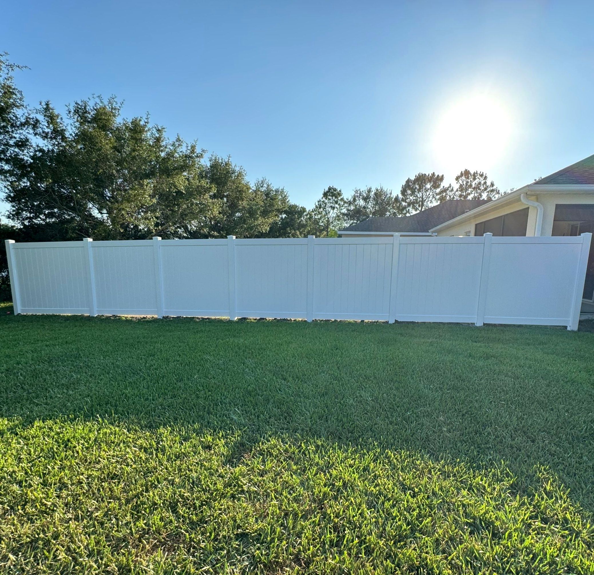 Vinyl Fence Installation using 6Ft White Vinyl Privacy Fence by Asap fence and gates, LLC