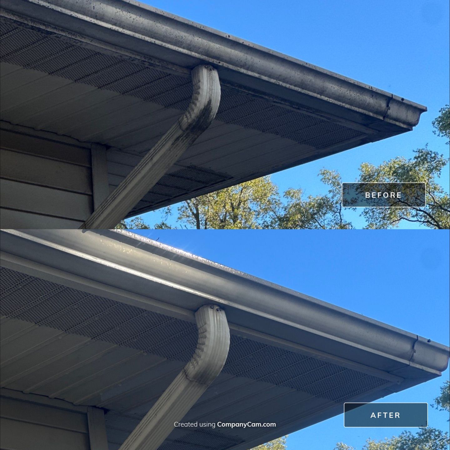 Project in Round Lake Beach by Simmons Power & Soft Washing