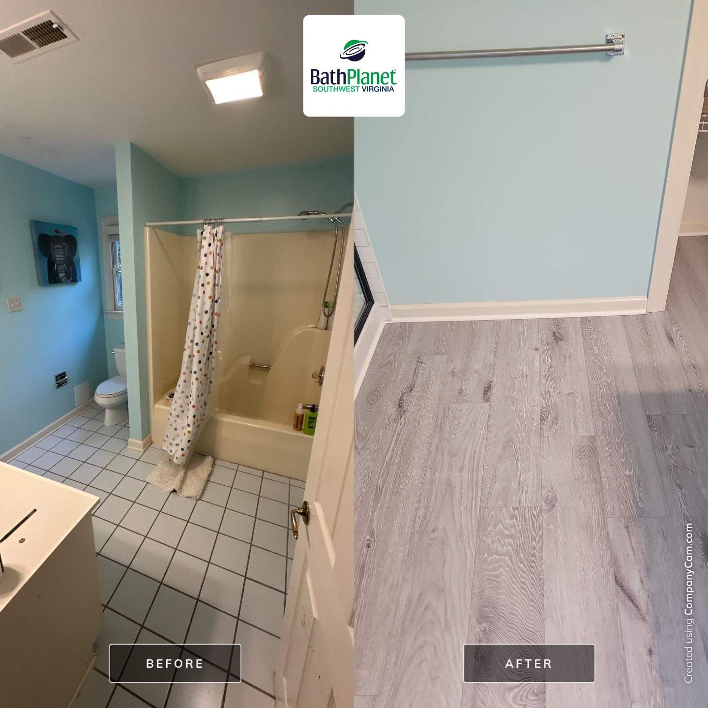 Tub to Shower Remodel by BathPlanet SW Virginia