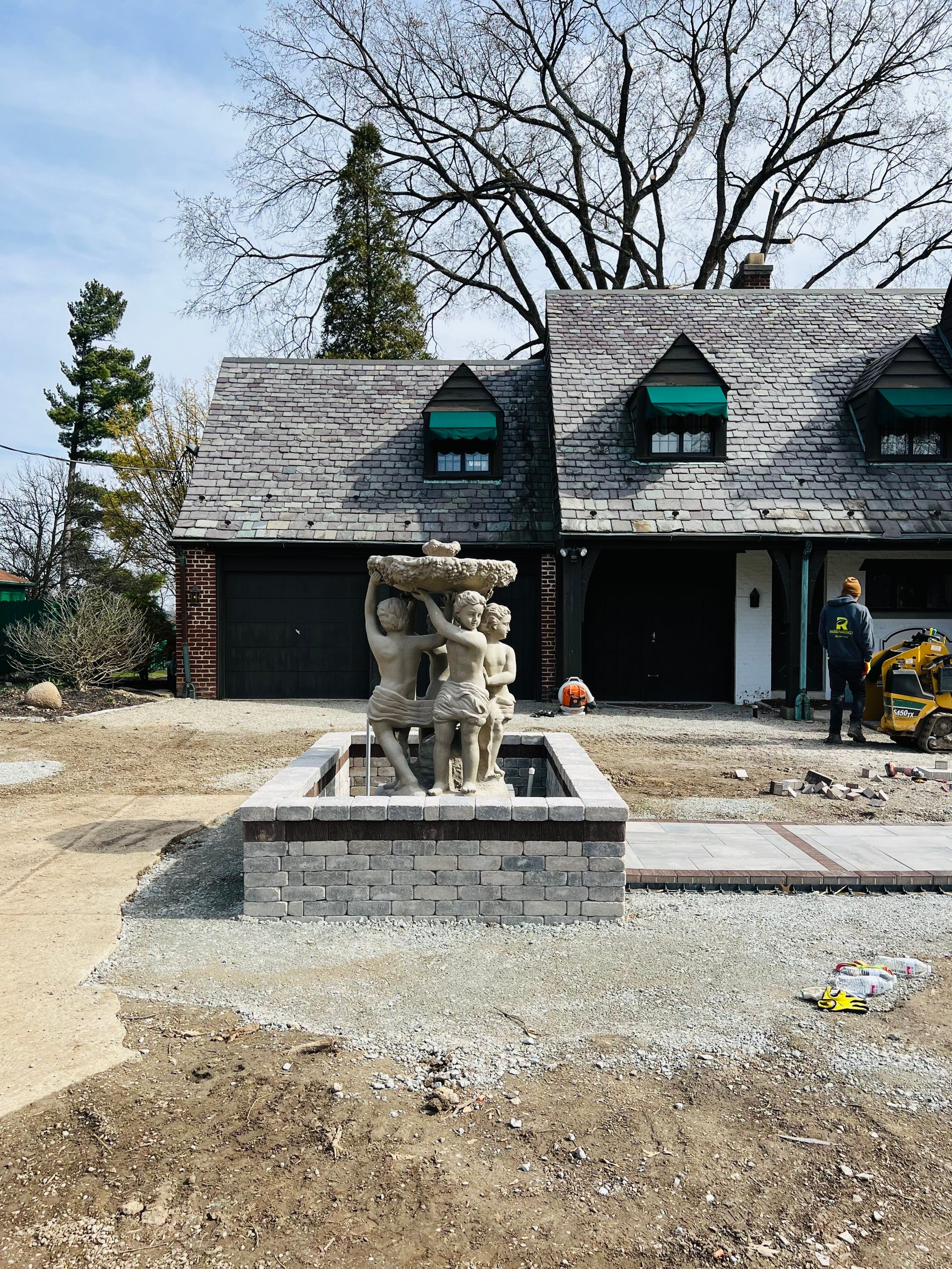 Hardscape Design & Install using Unilock Products by Reisenberg’s Lawn & Landscape, LLC
