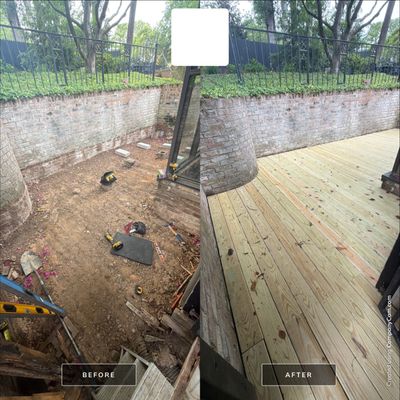 Custom Curved Deck Build – Residential