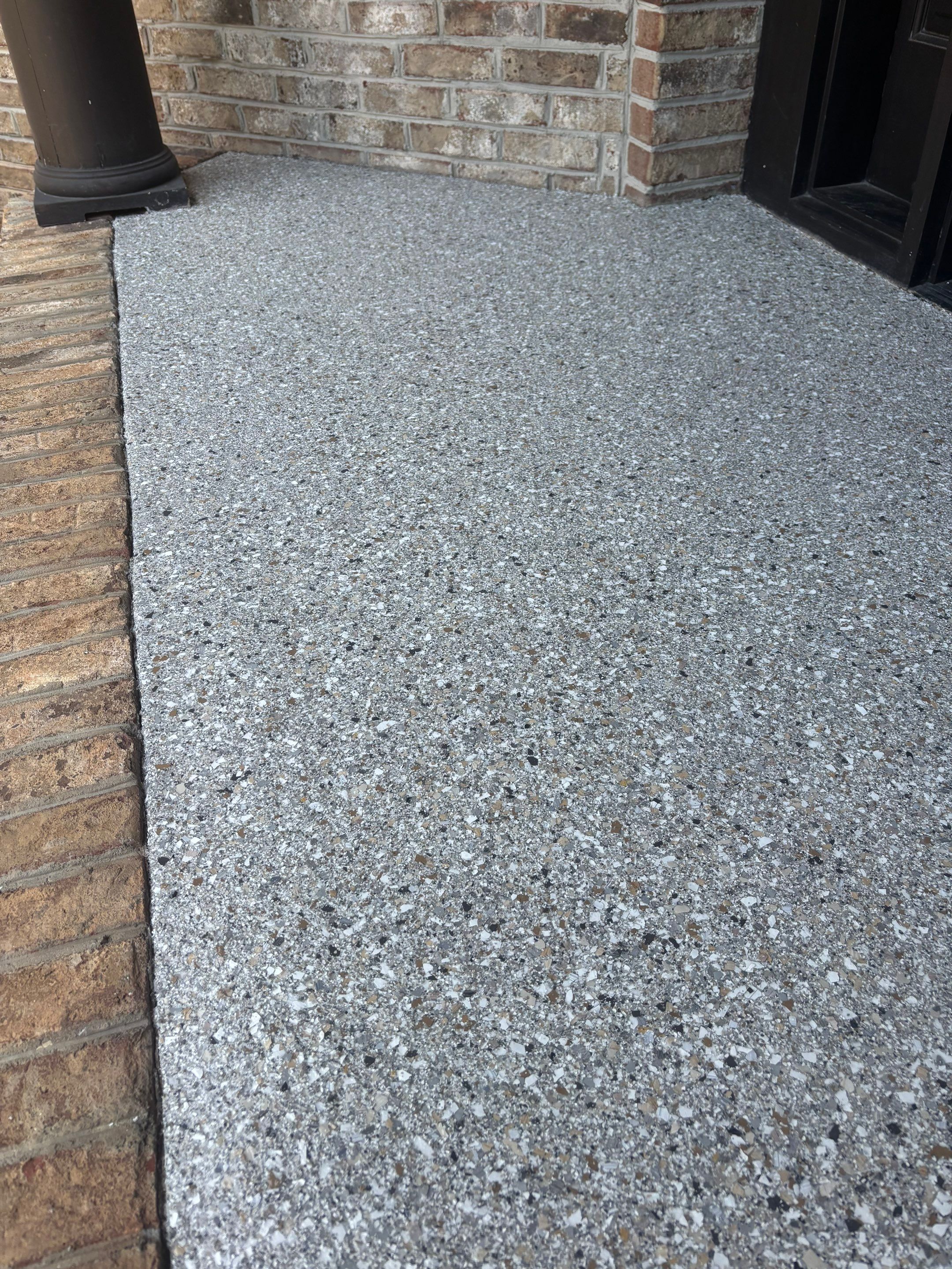 Front Porch Using Claystone by Elite Floor Solutions