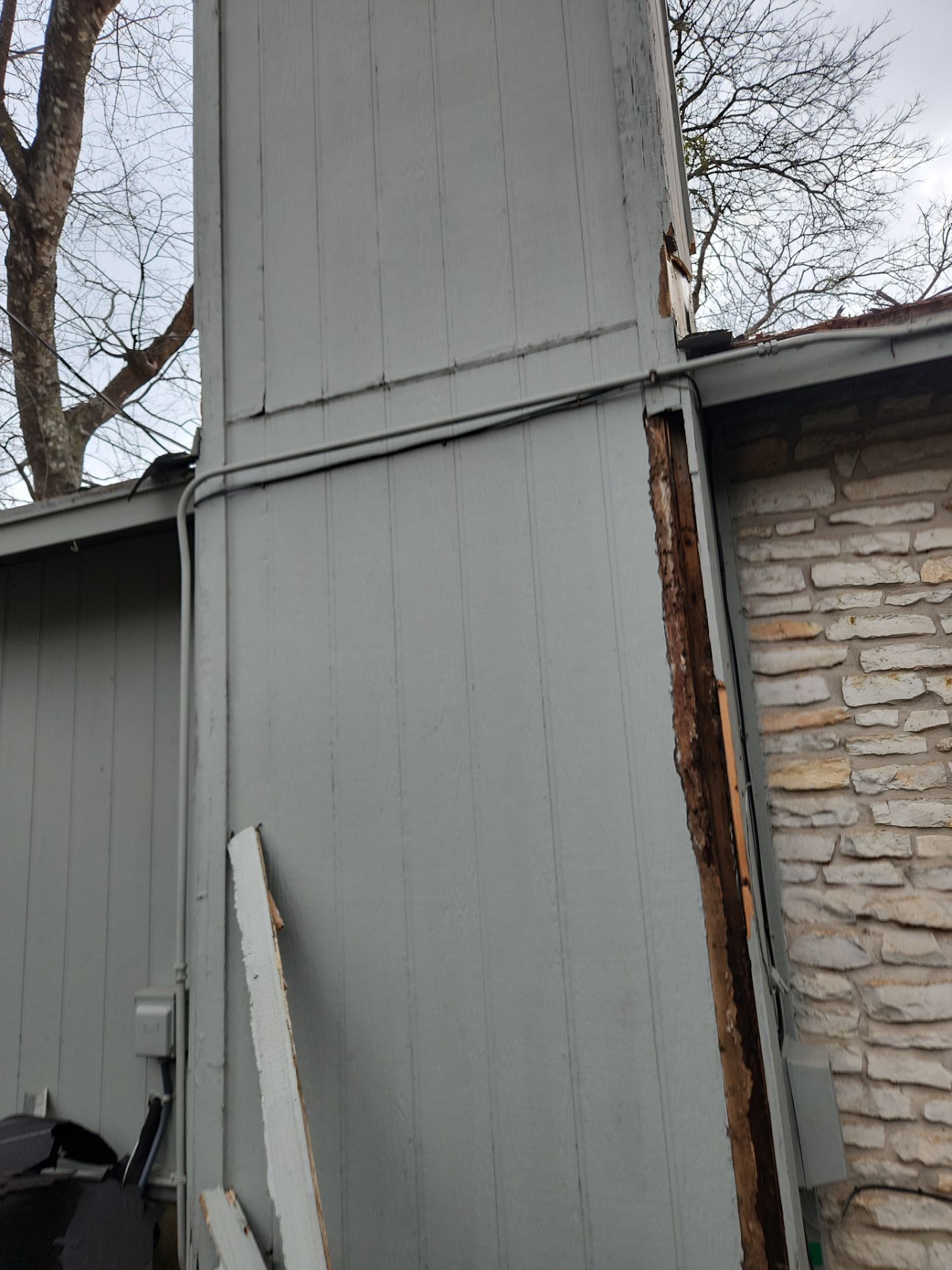 Exterior Wood Siding Rot Repair in Lamplight Village, Austin by RejuveNate Renovations LLC