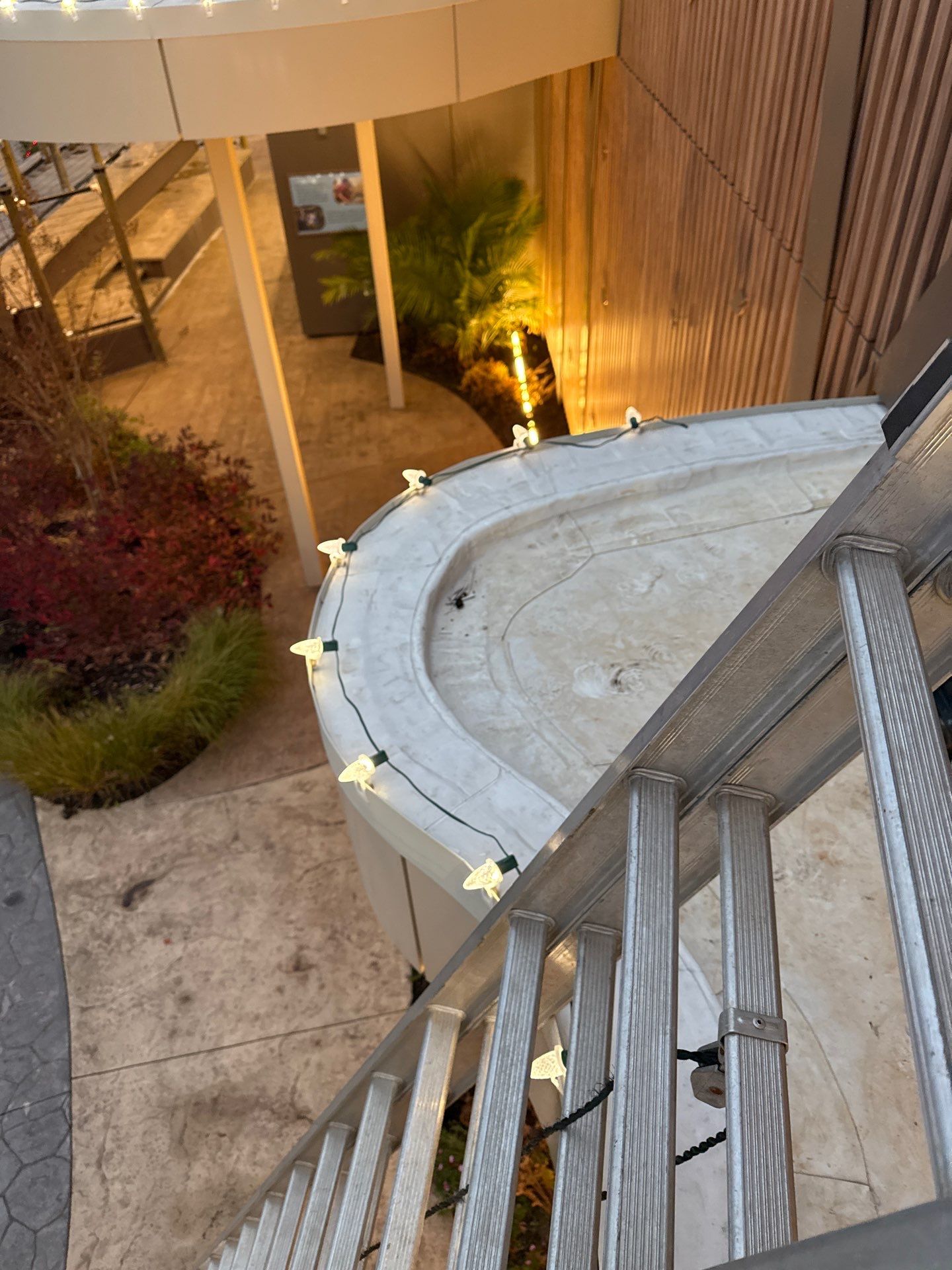 Commercial Holiday Lighting in West Orange, NJ by Clearview Washing