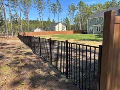 Custom Vinyl Privacy and Aluminum Fence Installation in Fayetteville