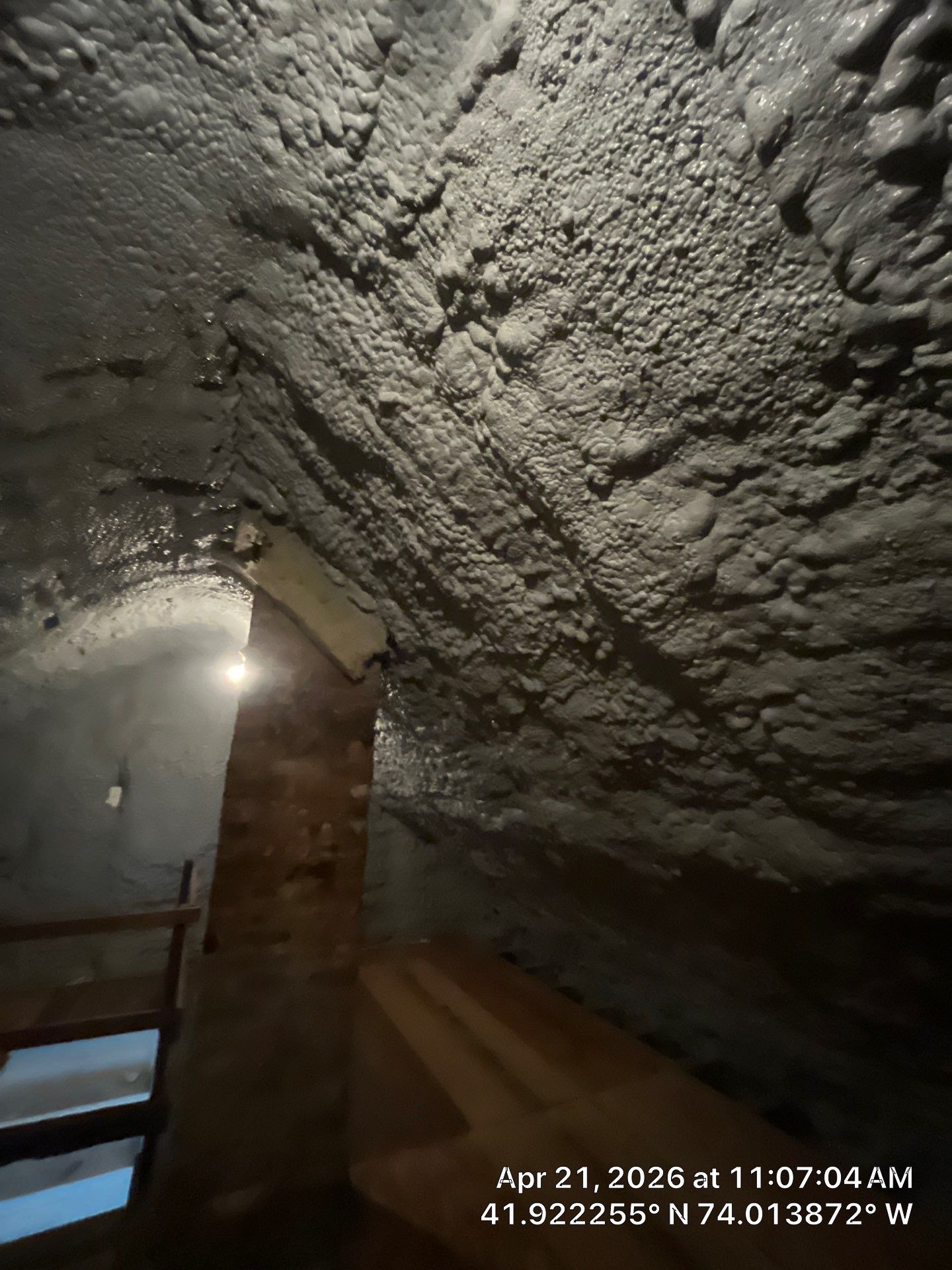 Attic Insulation using open cell spray foam by NYS Foam & Energy