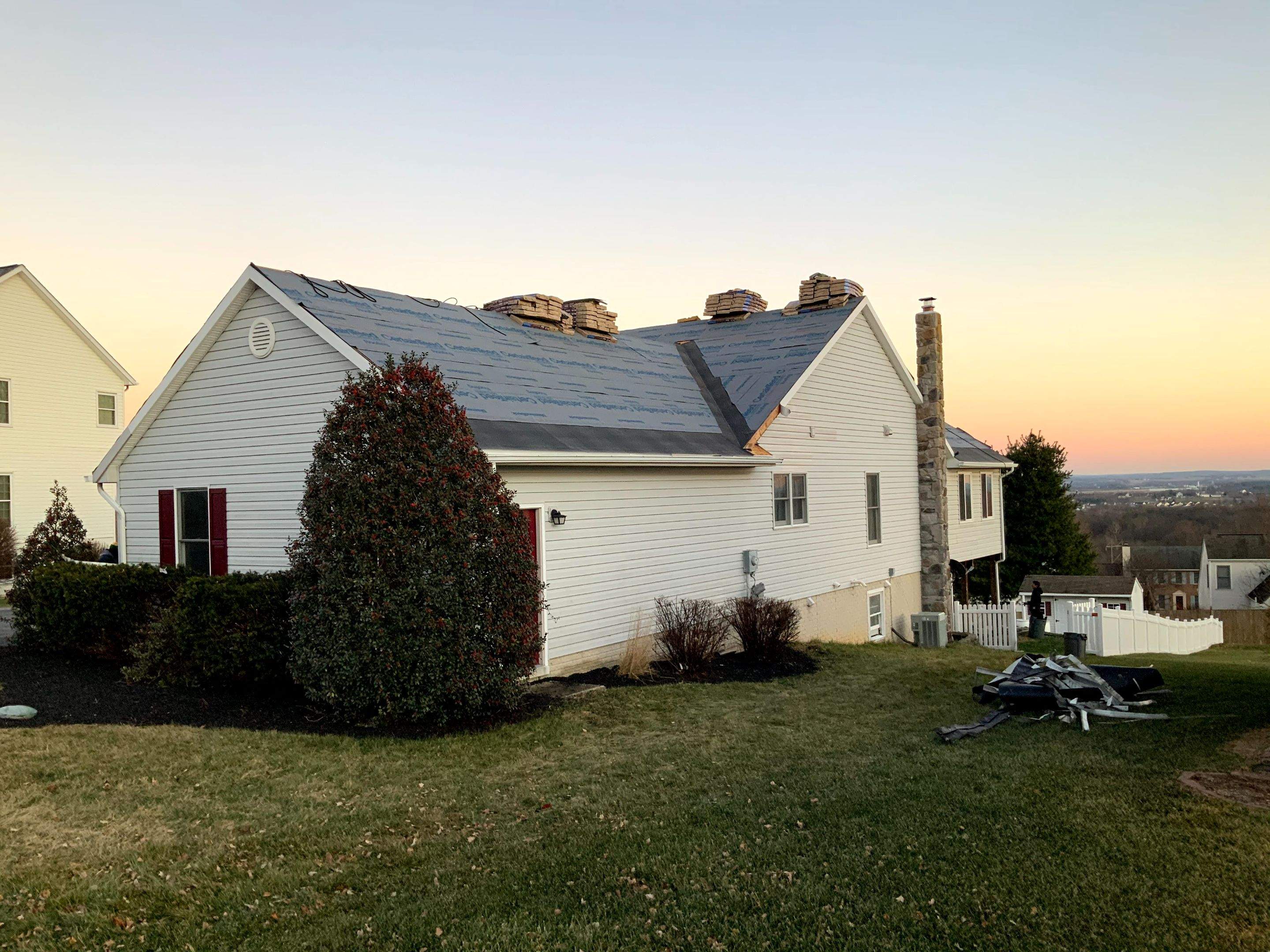 Residential Roofing Installation using CertainTeed Shingles by Alpha Design Services