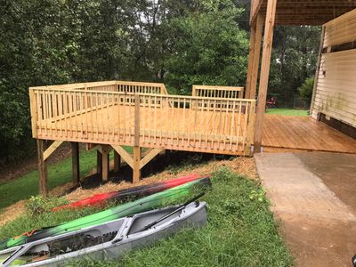 Deck Installation using Pressure Treated Lumber