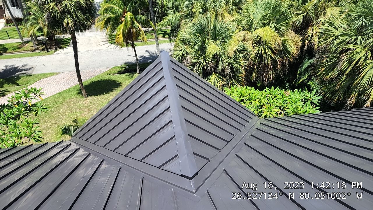 Metal Roof Repair using Metal Roof Panels by Aastro Roofing