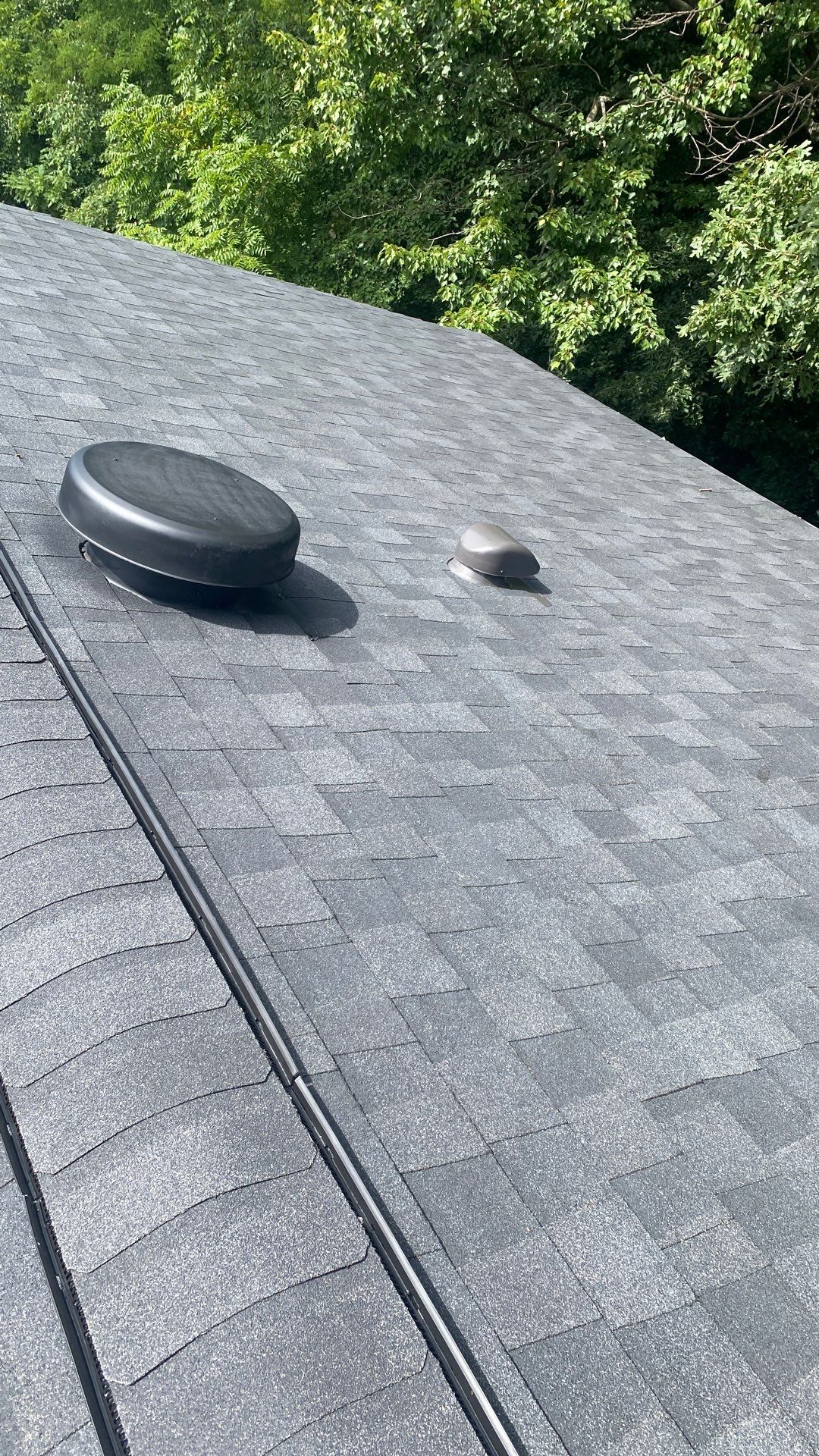 Burke: Residential Roof Installation with CertainTeed Landmark Pro Designer Shingles in Max Def Charcoal Black by RM Banning, Inc.