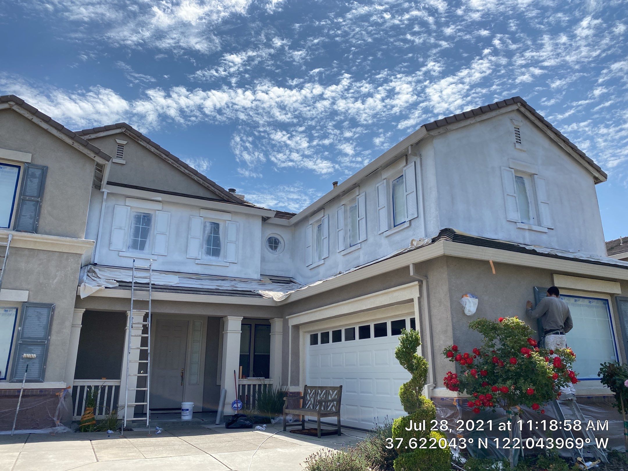 Exterior Painting  Elastomeric by Herrera’s Bay Area Painting inc.