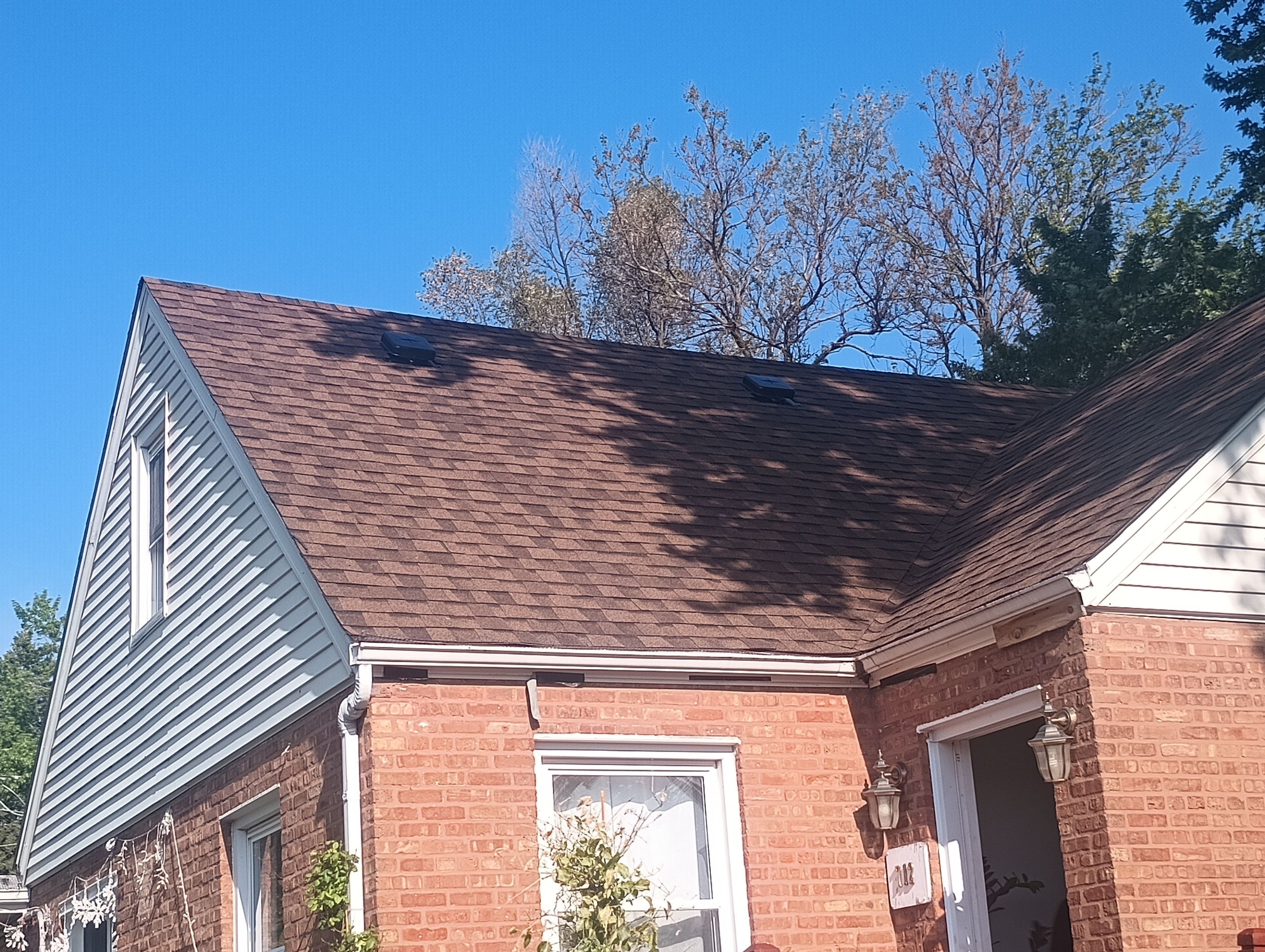 Roof replacement and interior repair by wind damage by Just Brilliant Restoration JBR