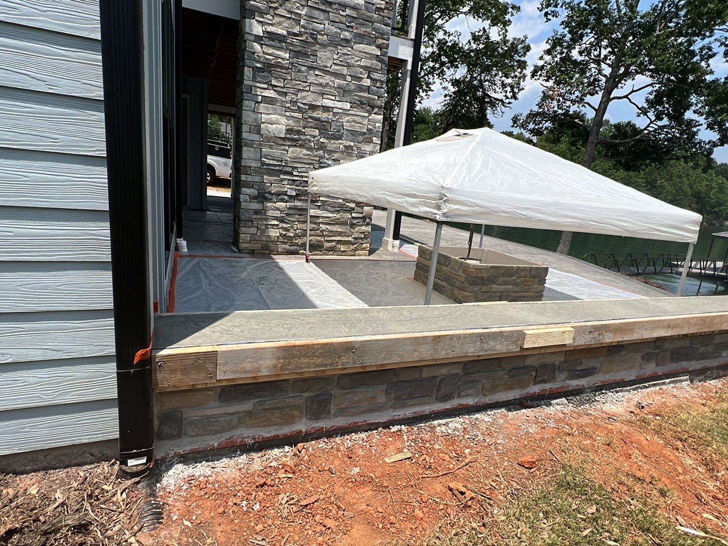 Stamped Concrete Patio by Xtreme Concrete Services