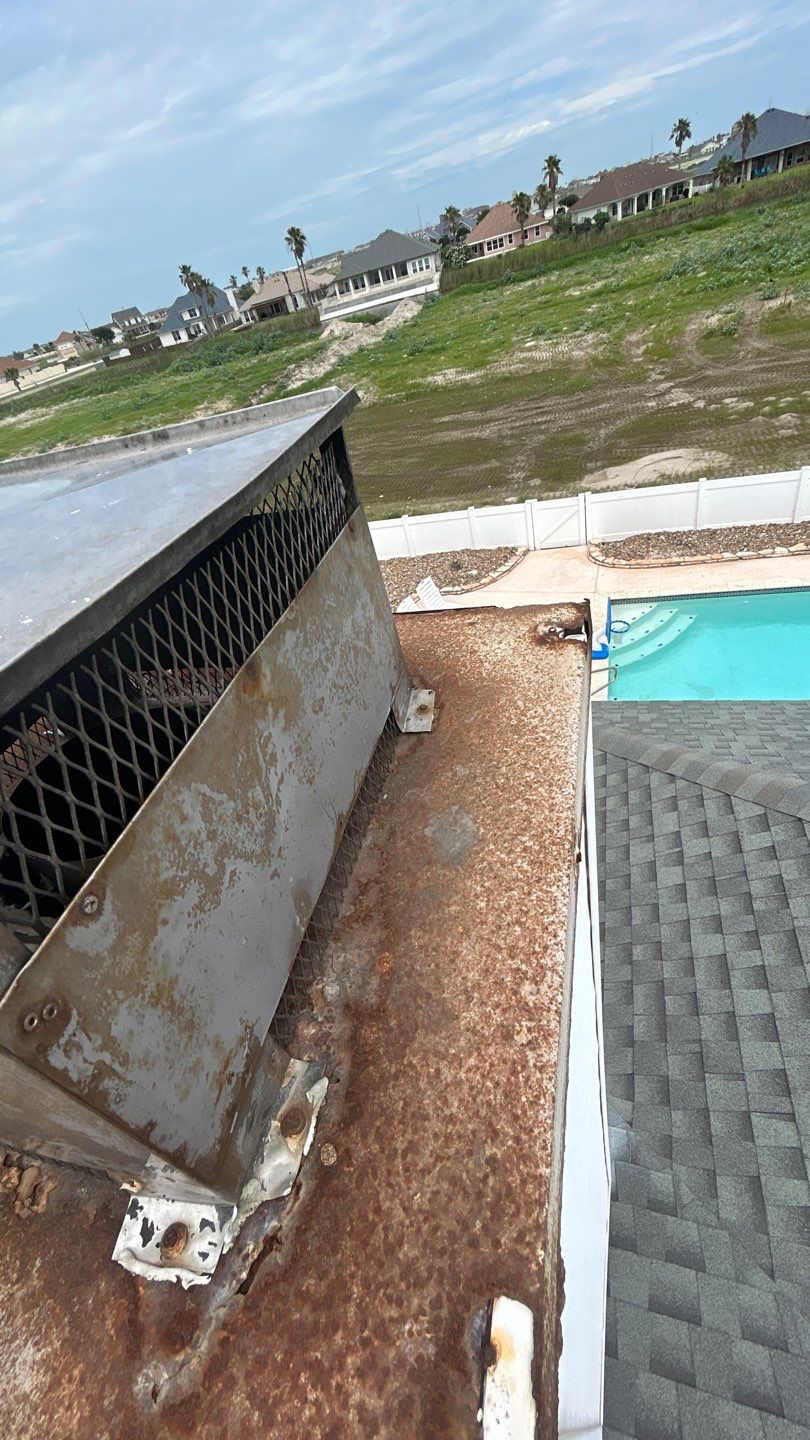 Chimney Cap & Chase Replacement using Galvanized Chimney Cap & Chase by Lighthouse Roofing