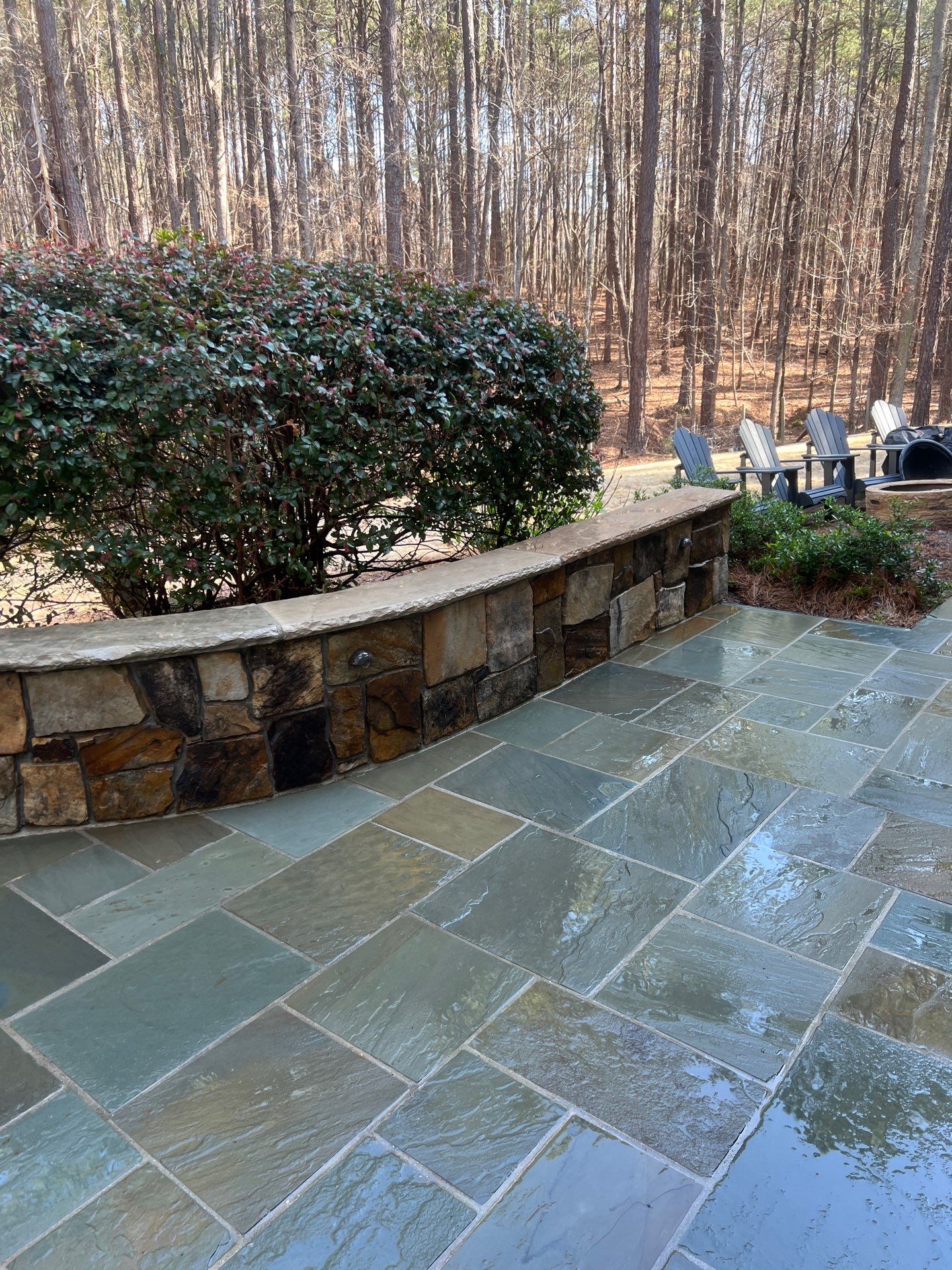 travertine  using Concrete Sealant by DuraSeal