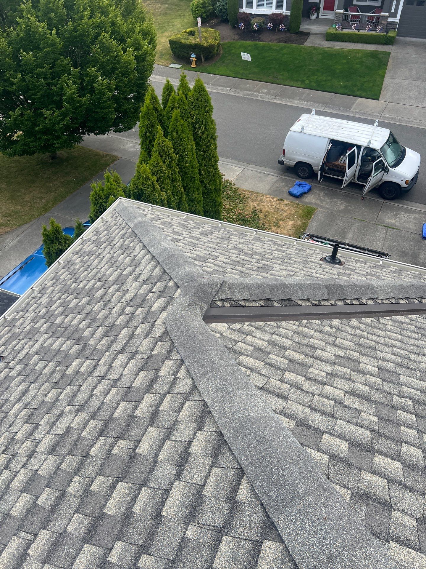 Residential Roofing Installation using GAF UHDZ Shingles by Roofing Formula LLC