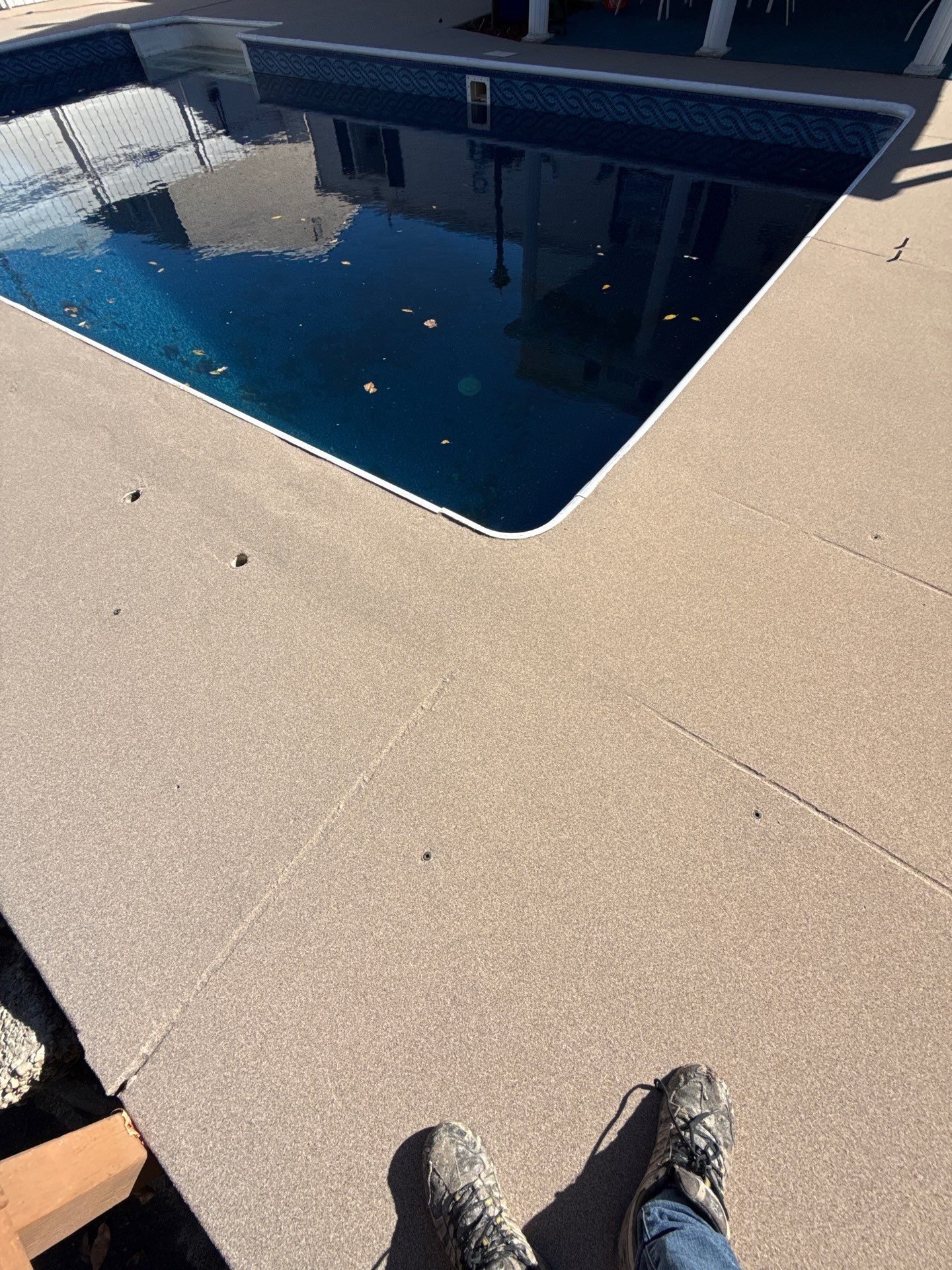 Davenport Pool Deck Project in McKees Rocks by Floors in a Day, Inc