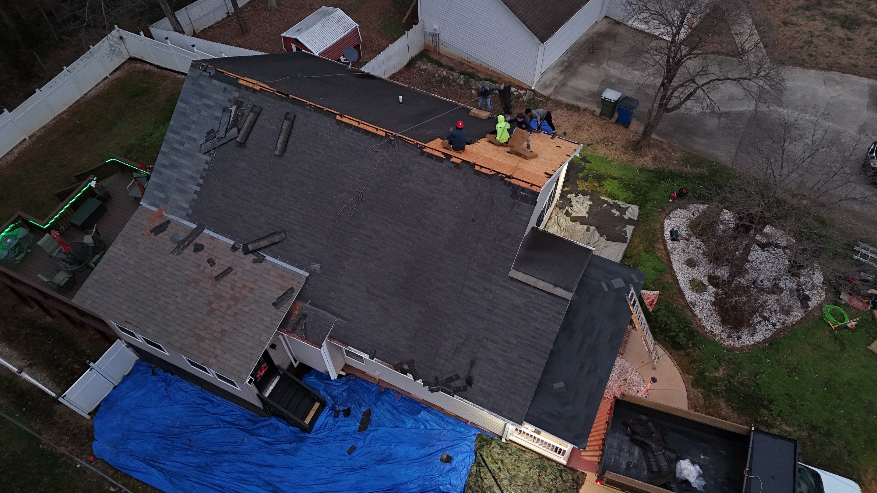 Roof replacement by hail and wind by Just Brilliant Restoration JBR