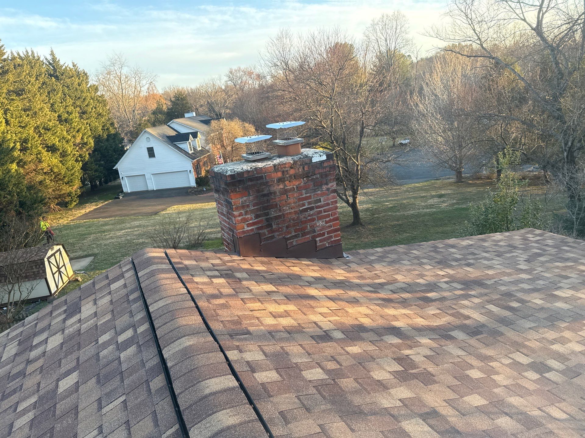 Great Falls: Residential Roof Replacement with CertainTeed Landmark Pro in Max Def Resawn Shake by RM Banning, Inc.