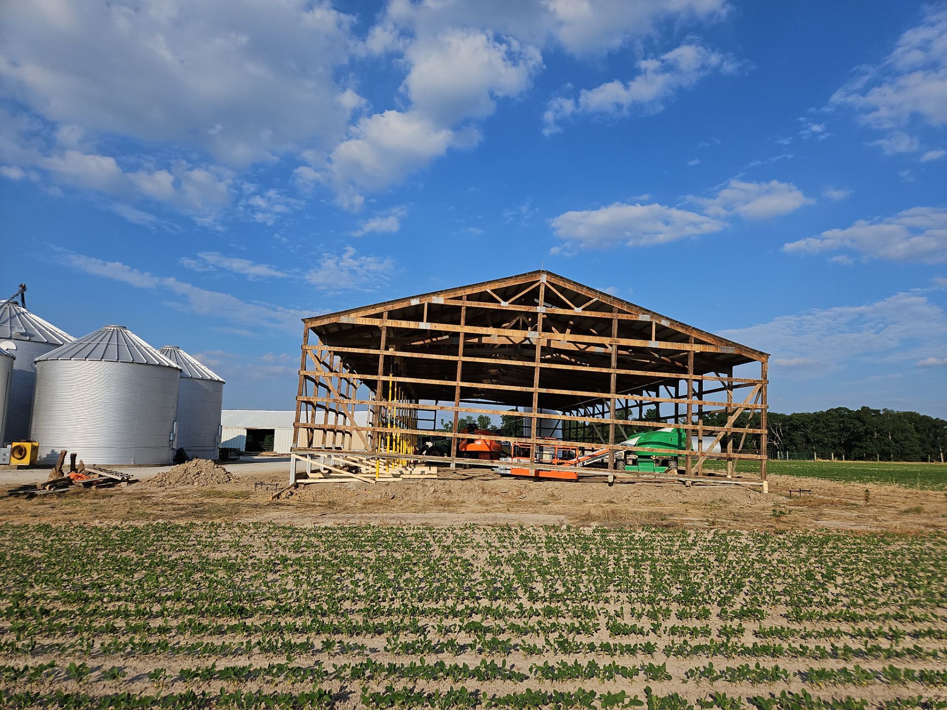 Raise post frame building by Dagny Builders