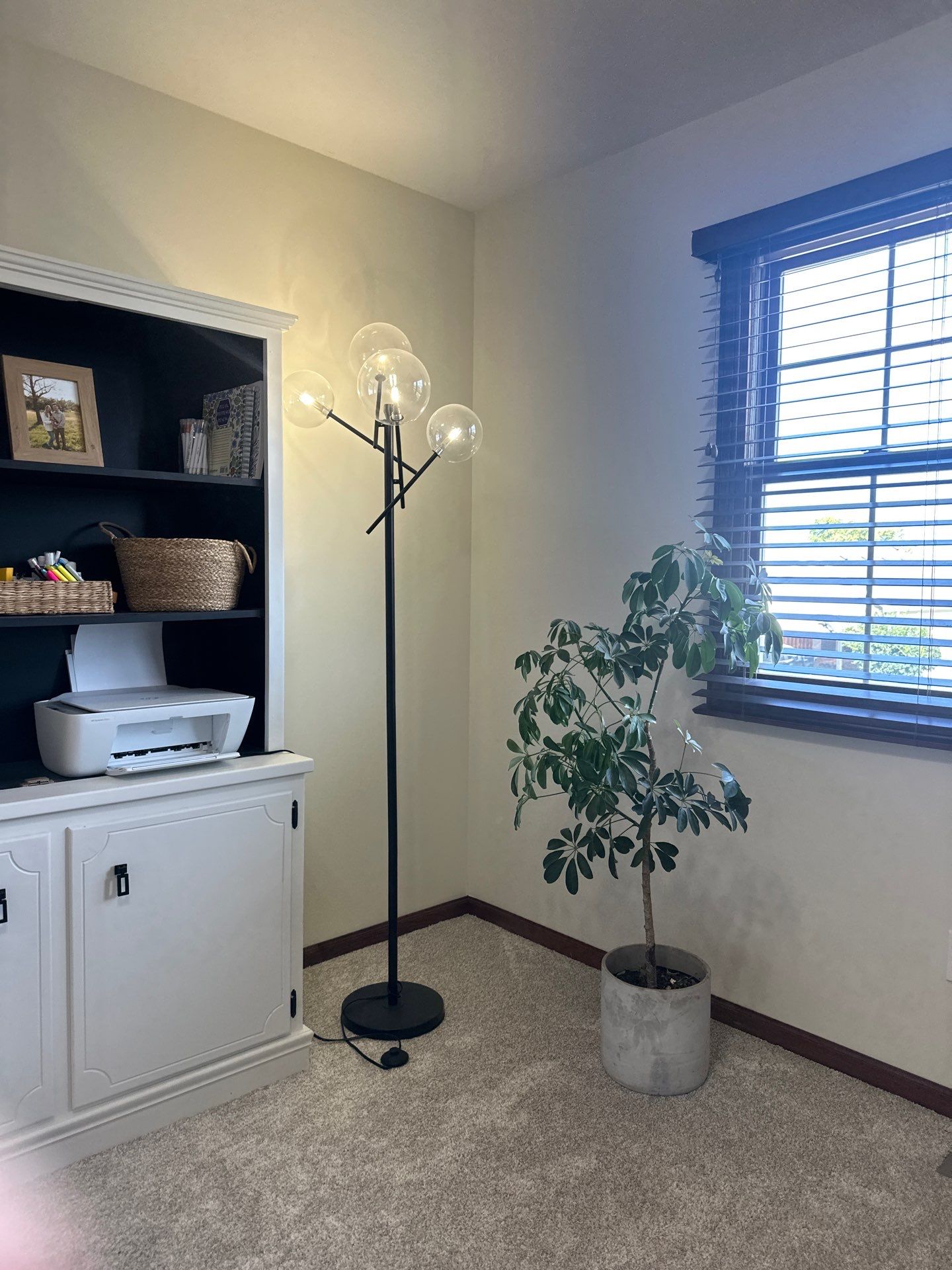 Interior White Door and Dark Wood Trim Installation in Lincoln by CompanyCam Sales Demo