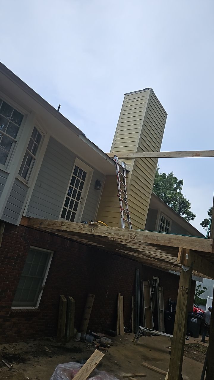 South Trace Lane - Deck Installation and Chimney Repair by Pillar and Pine