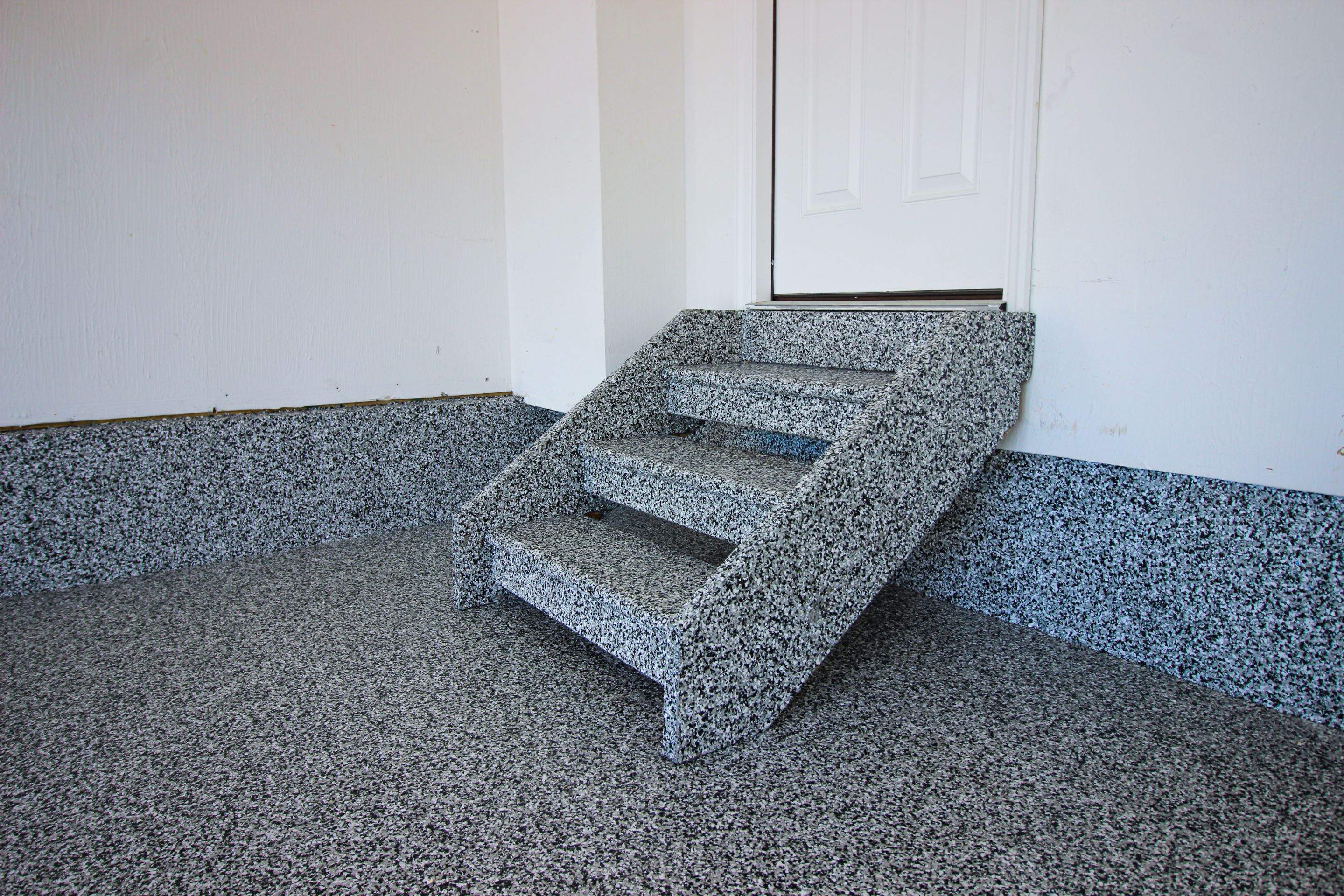 Garage Floor using Domino by Your1DayFloor.com