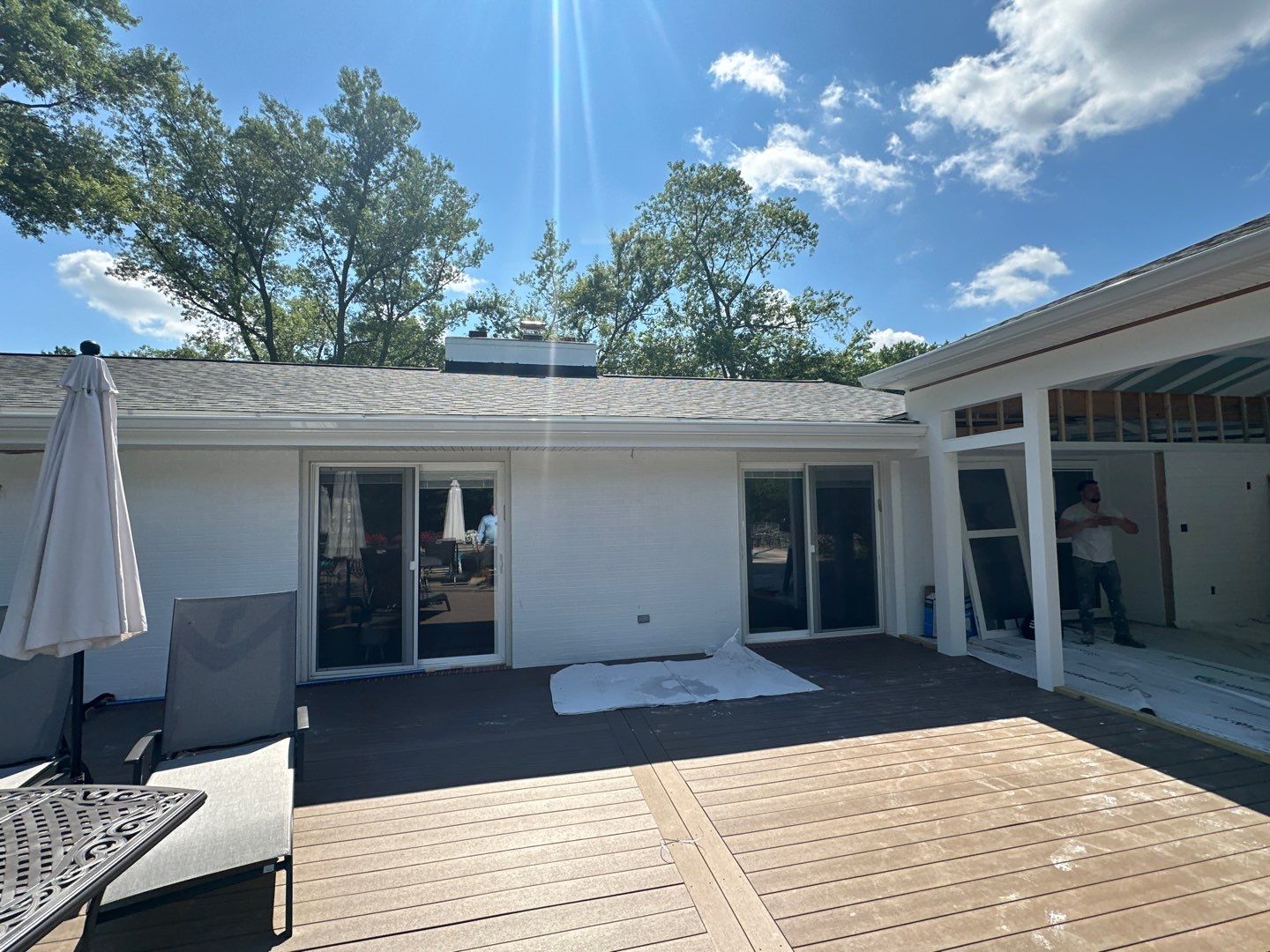 Large Deck Screened in Porch Project by Bec Construction Llc