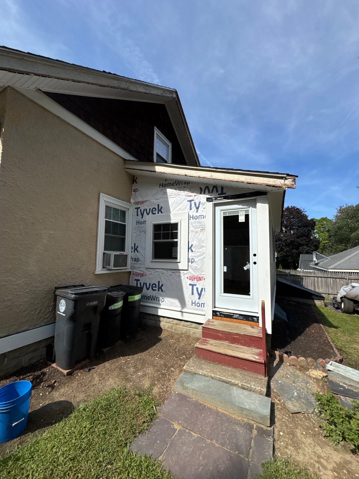 James Hardie Siding & ProVia Windows with Masonite Door – Haverhill, MA by Mighty Dog Roofing of Greater Middlesex County