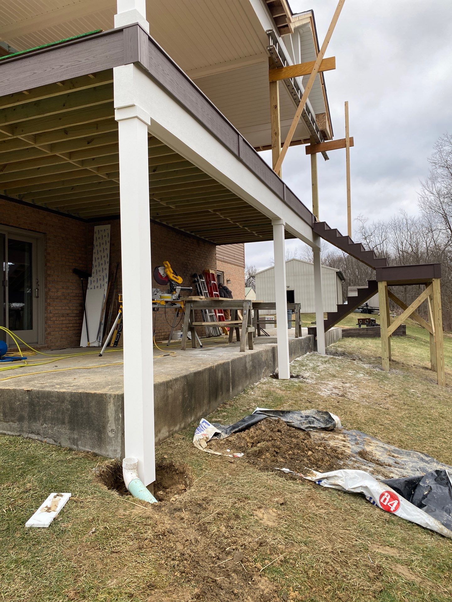 Deck and Roof Build by Cousins Roofing Siding & Decks