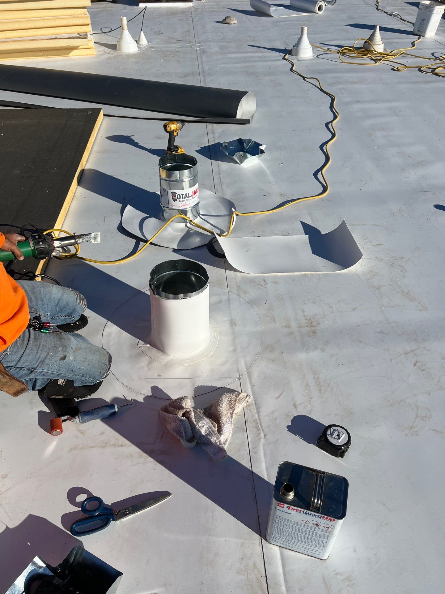 Commercial Roofing Installation using GAF Evergaurd TPO 60 Mil by Becker Roofing and Exteriors