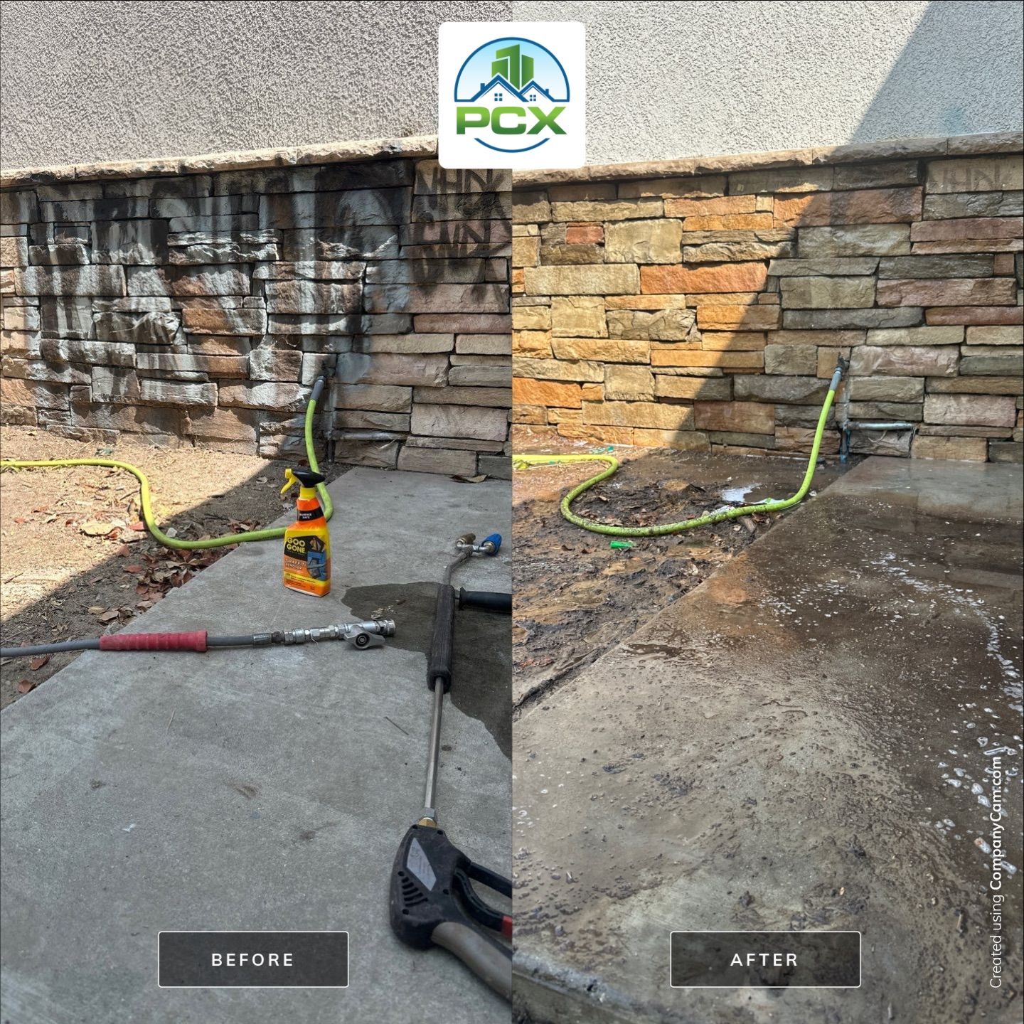 Graffiti Removal at Chain Restaurant by Property Cleaning Experts, LLC