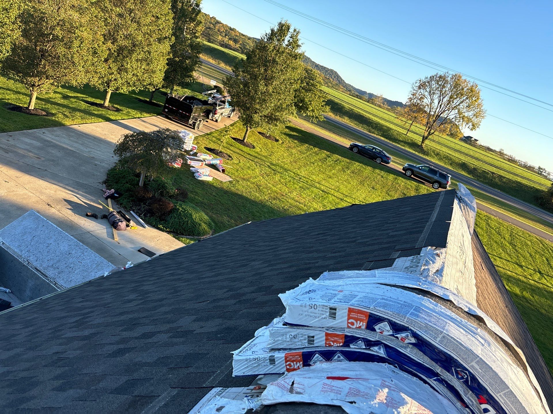 Residential Roofing Installation using Timberline HDZ Shingles - Appalachian Sky by RoofX 