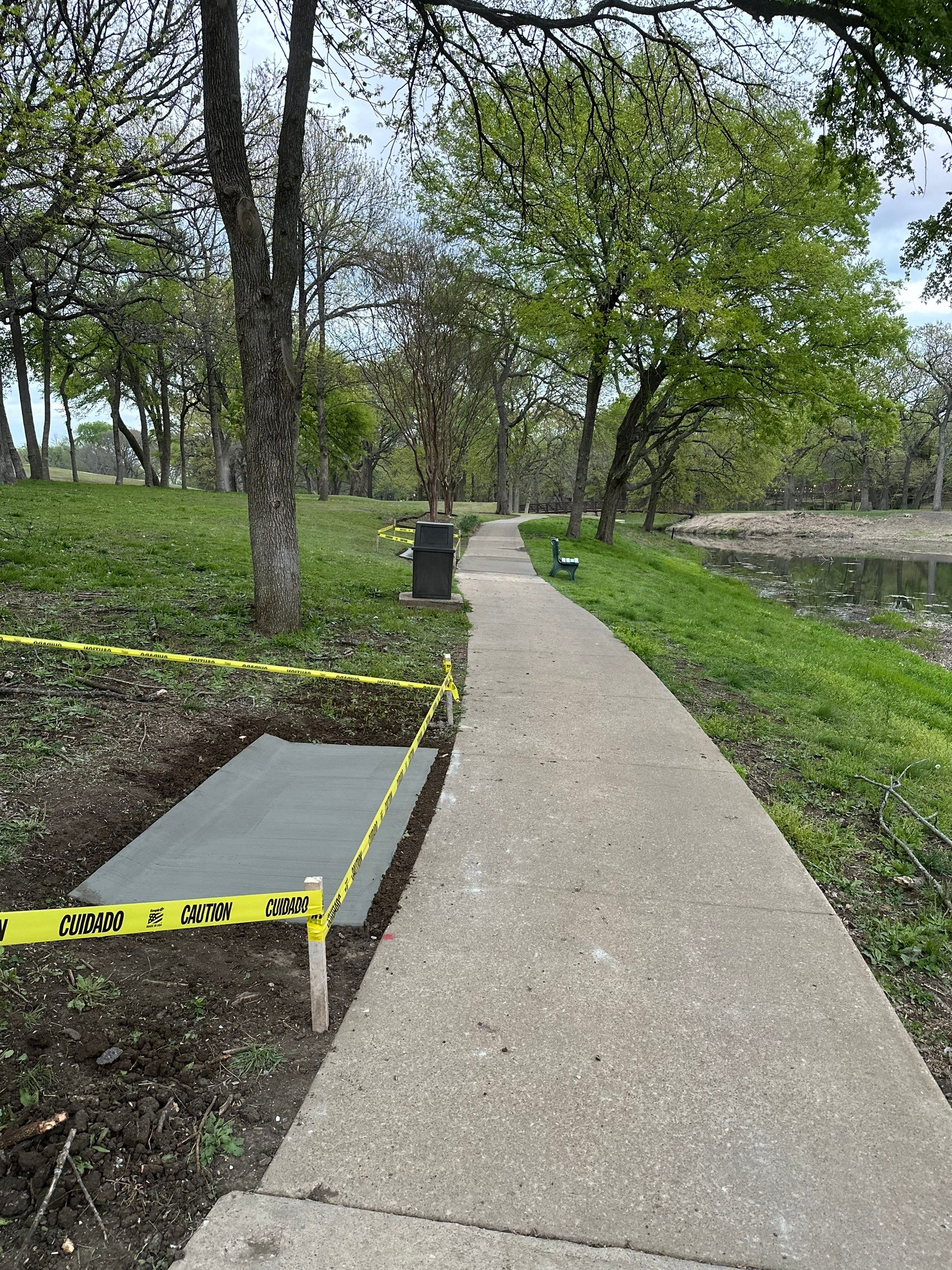 Bench Additions to Community  by SLM General Contractors & Roofing