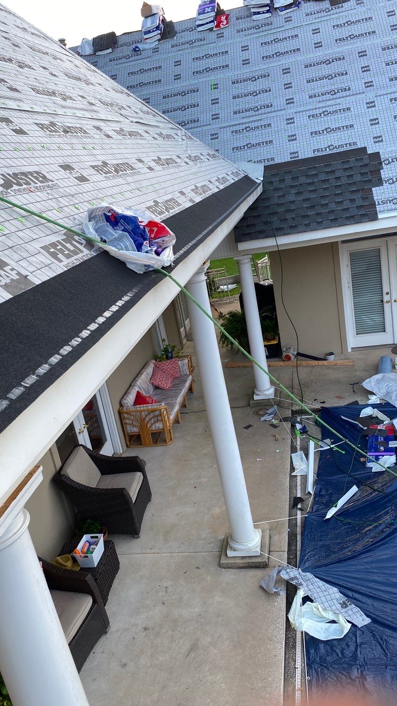 Residential Roofing Repair using Roof Replacement by American Roofing & Construction LLC