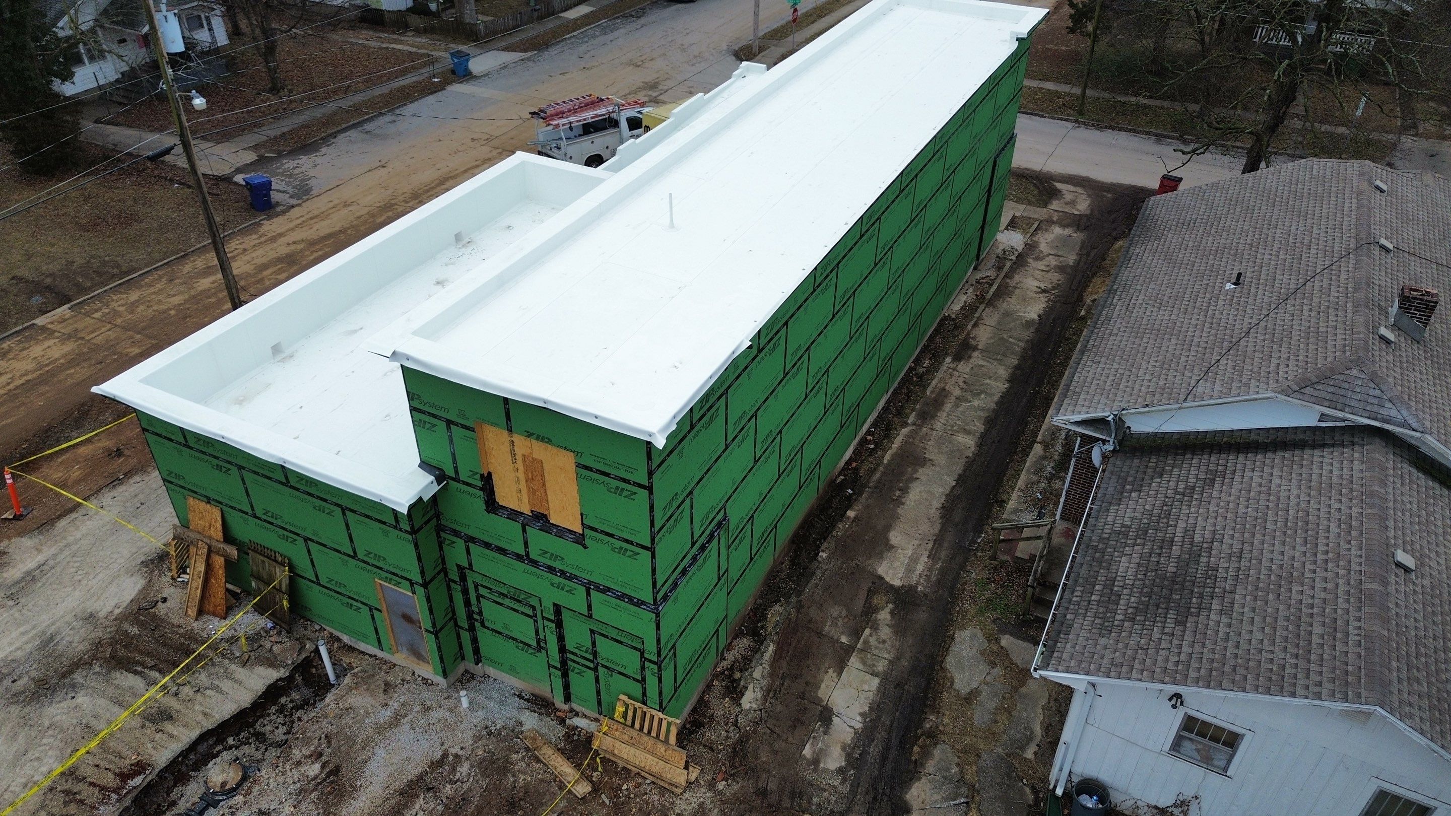 Commercial Flat Roof Install - Single-Ply Membrane  by Titan Commercial & Residential Roofing 