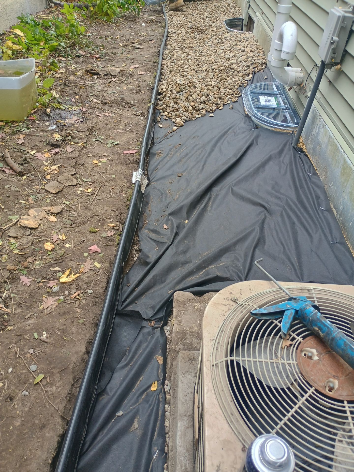 A French Drain for Maya by Waterproofing Northeast