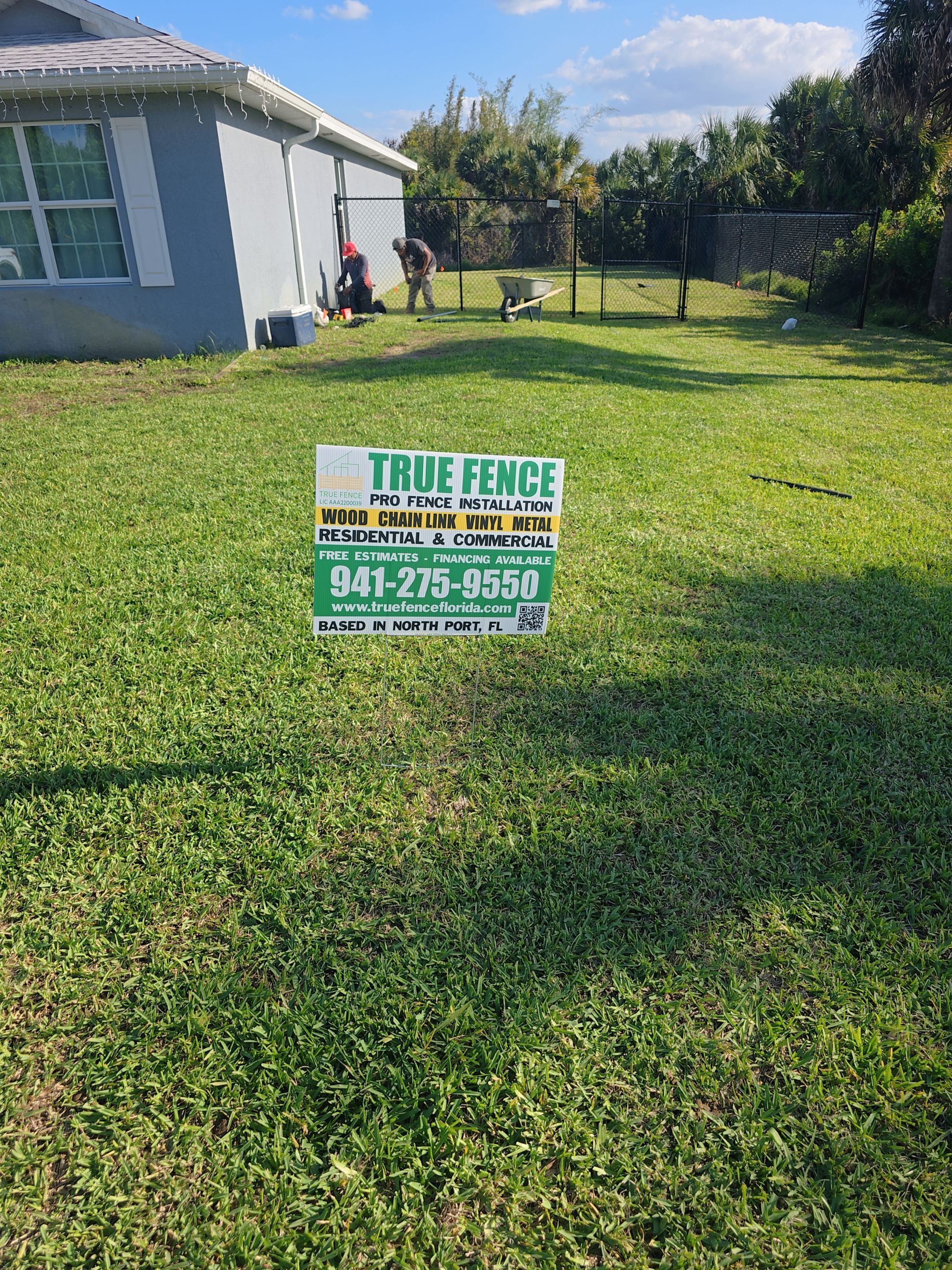 Chain Link Fence in Lehigh Acres by True Fence LLC
