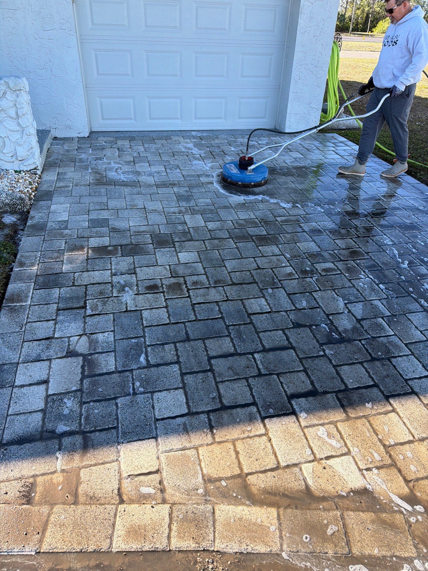 Paver Driveway Cleaning and Sealing in Sun City Center by Supreme Paver Experts