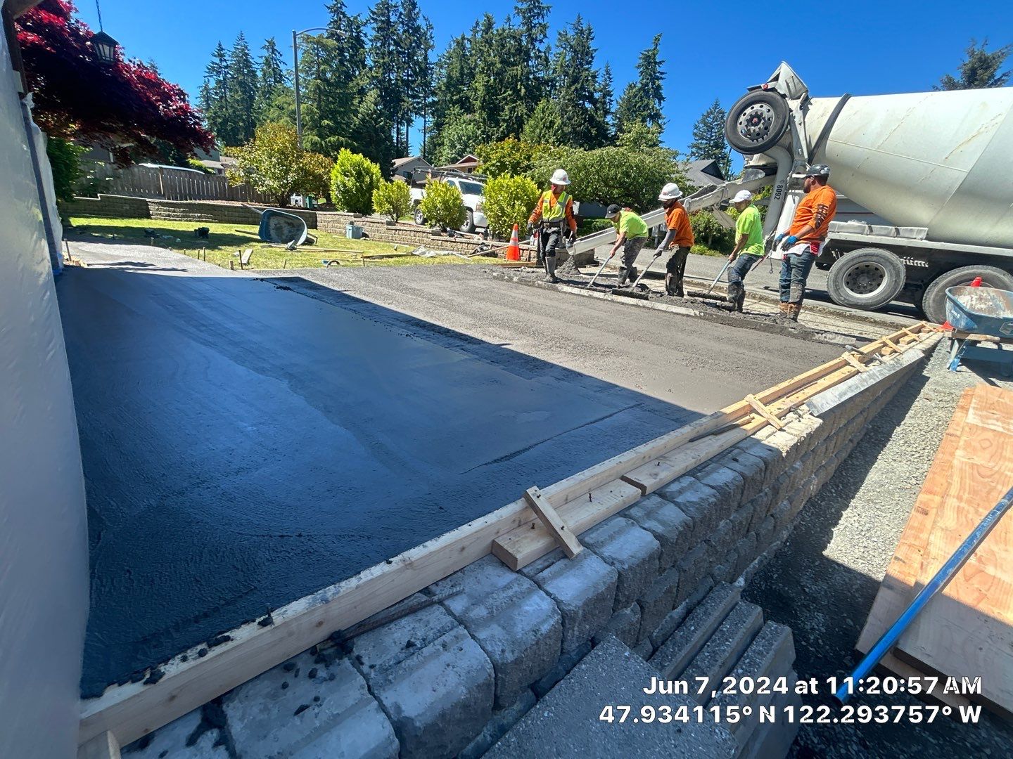 James | Concrete Driveway, Walkway & Stairs/Porch and & Planting by Jireh Asphalt & Concrete Inc 