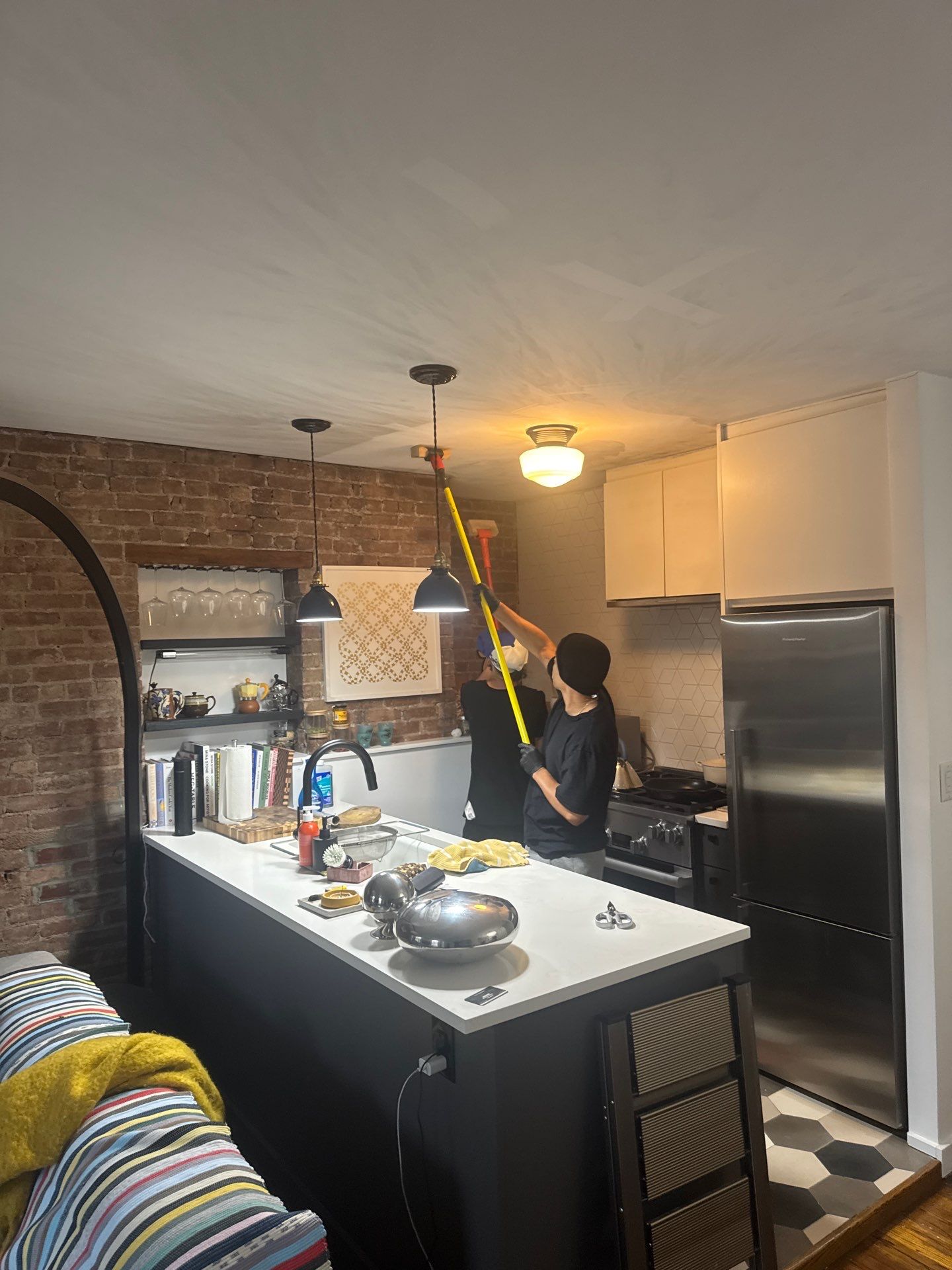 Fire Damage Restoration and Ceiling Repair in Brooklyn Apartment by Newhouse Restoration