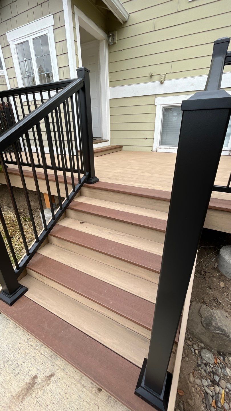 New Azek Vintage Deck by Alki deck builders 