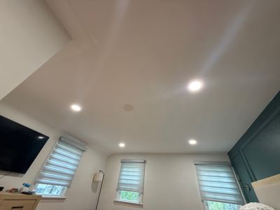 Bedroom Lighting Upgrade | Recessed lighting 