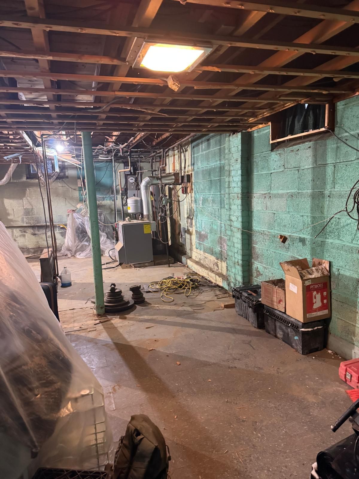 Interior French Drain Newark, NJ by Pure Service Pro, LLC 
