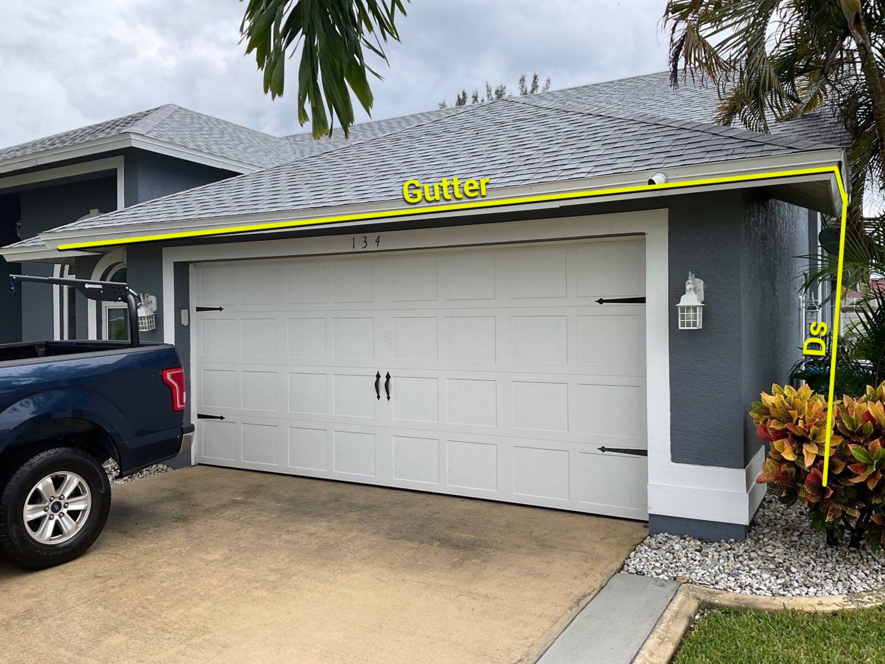 White K Style Seamless Gutters using Aluminum Seamless Gutters in Cape Coral FL by Gutter Professors