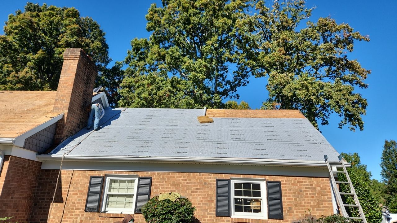 New Roof and 6 inch Gutters by Just In Time Roofing and Restoration