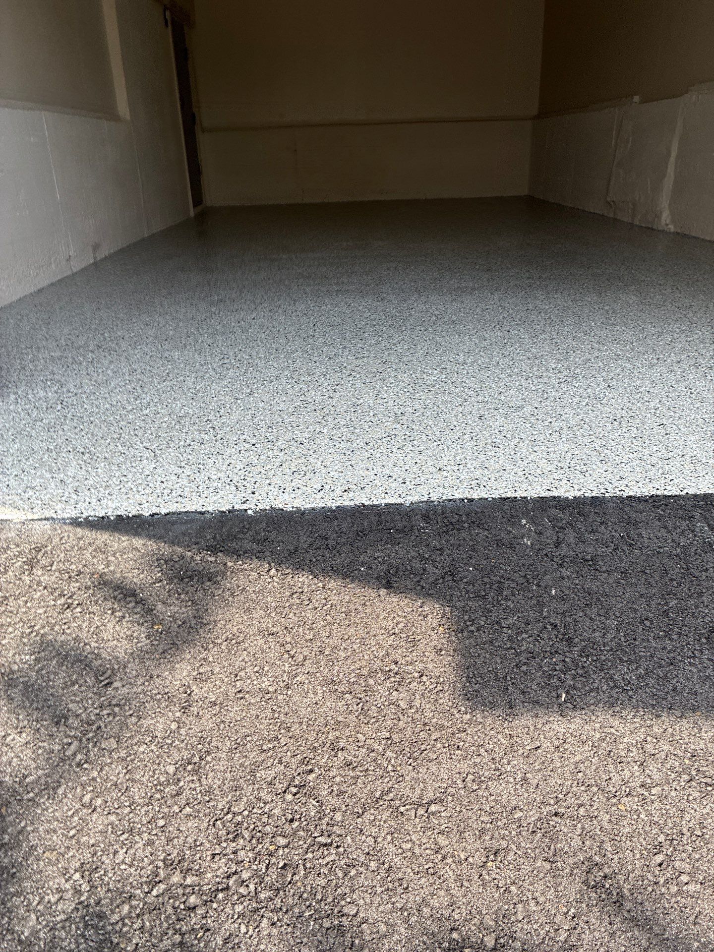 Garage Floor Transformation in Cabin Fever by DiGiorgi Roofing and Siding Inc