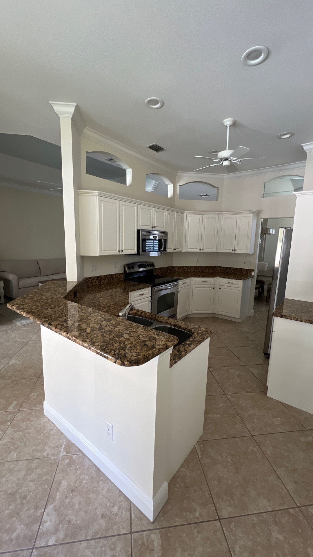 Kitchen Remodel with Honed Quartz Countertops by Give Freedom Homes