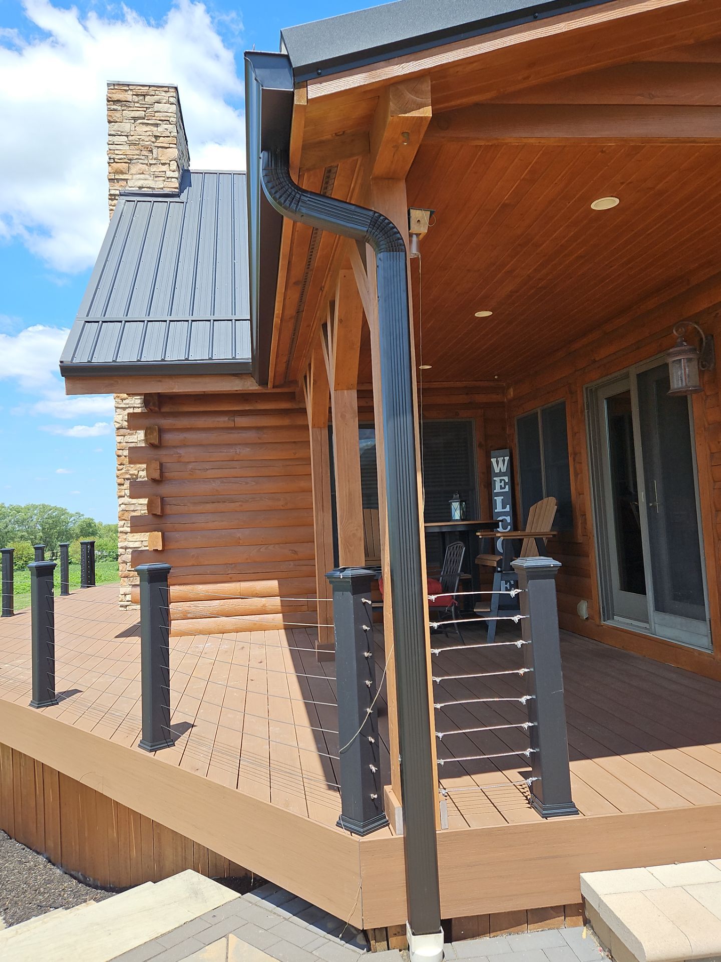 Residential Roofing Installation using Performance Panel Metal - Frost Black by RoofX 